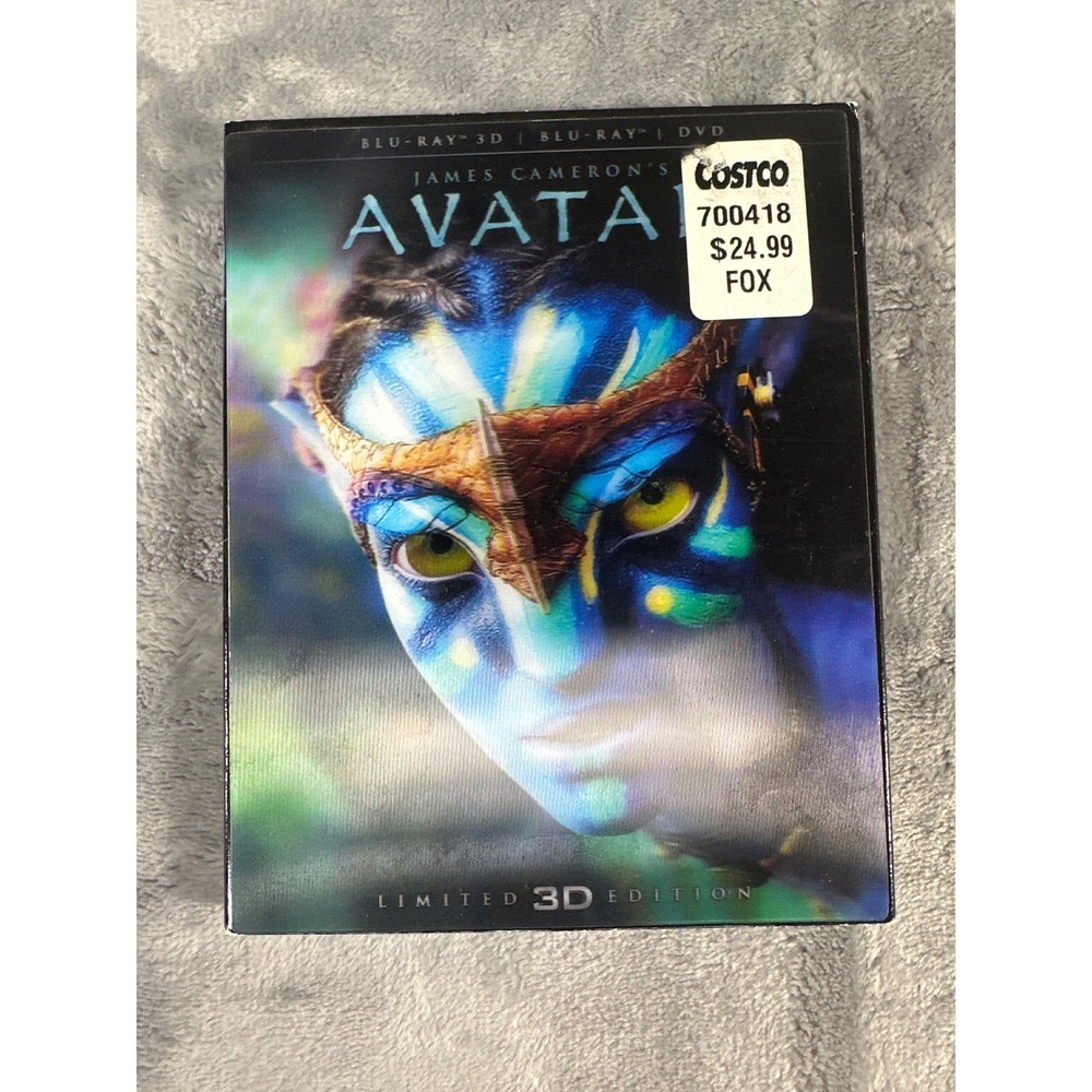 Avatar Limited 3D Edition Blu-ray 3D Blu-ray DVD 2-Disc Set James Cameron